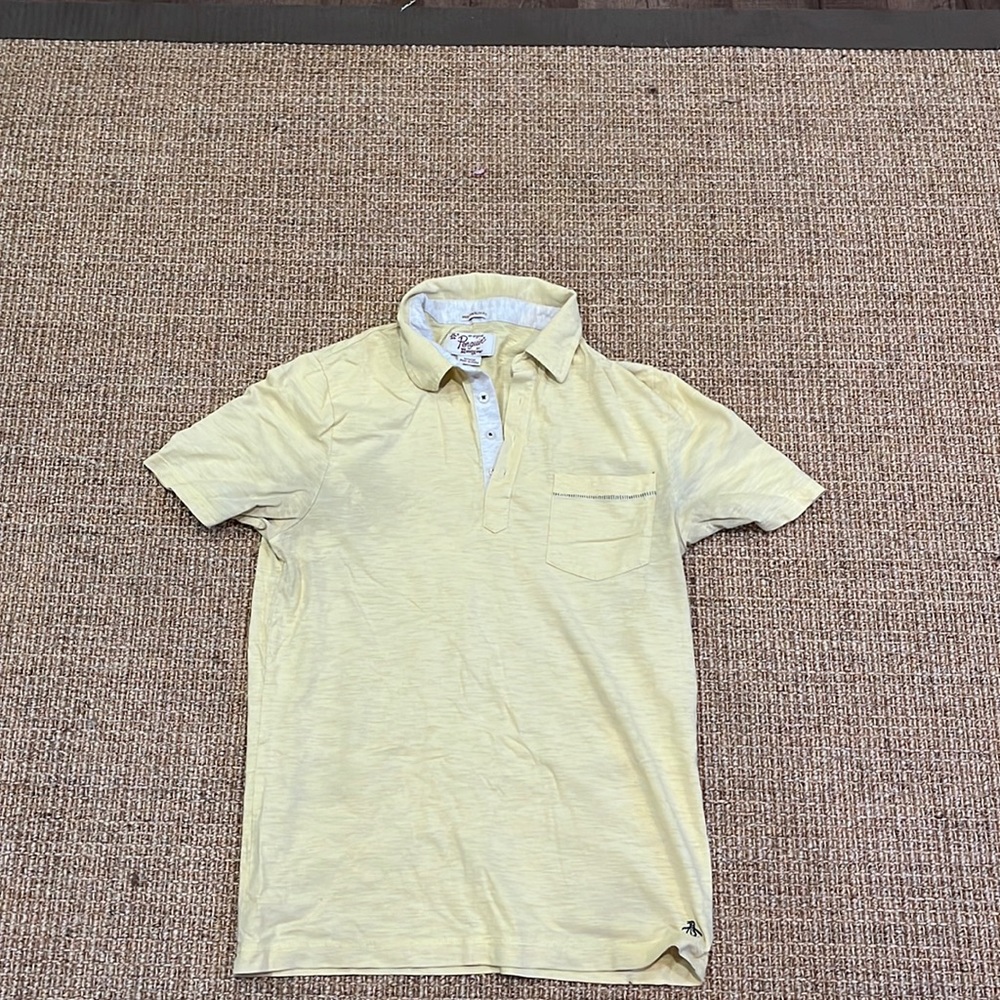 Mens yellow shirt